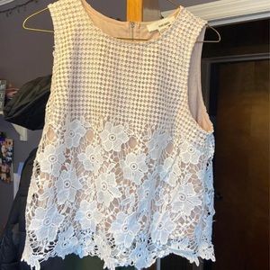 Lace tank top